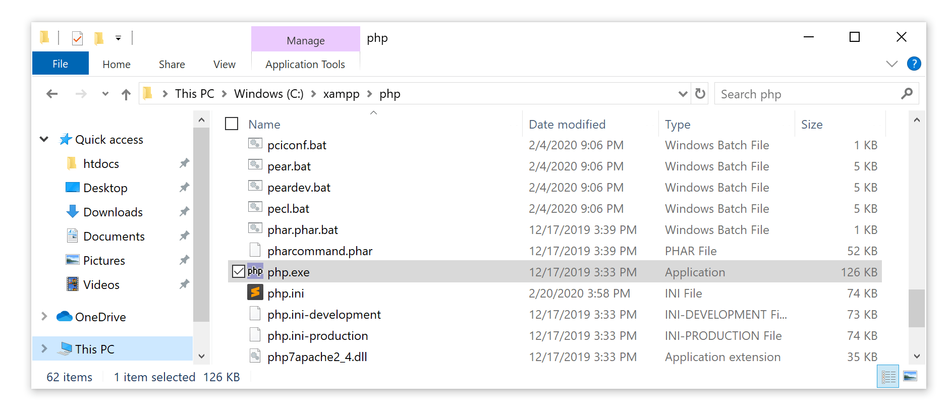 locate your php executable file